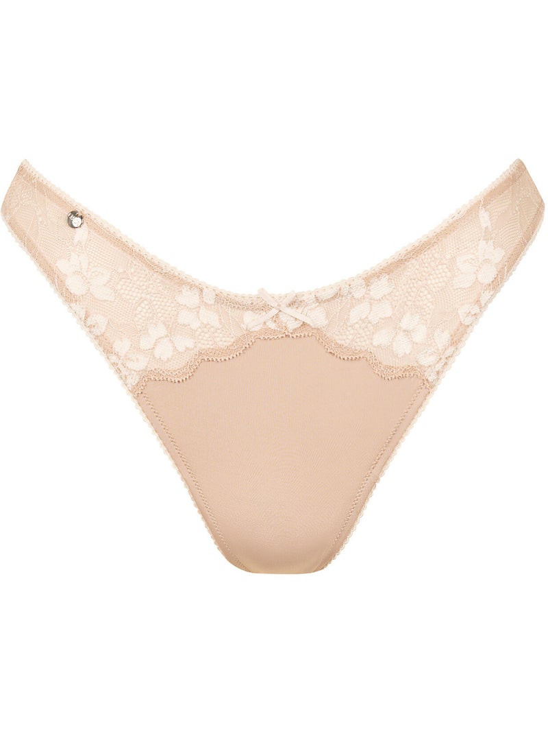 String échancré posh Beige - Kiabi
