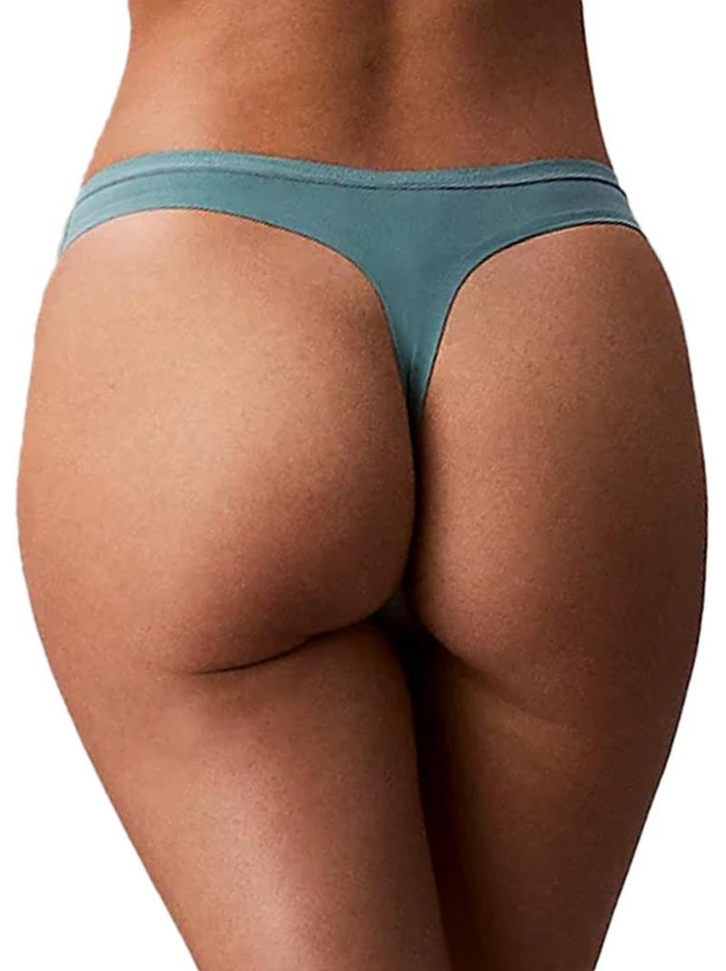 String Femme Calvin Klein Jeans Thong Bleu - Kiabi