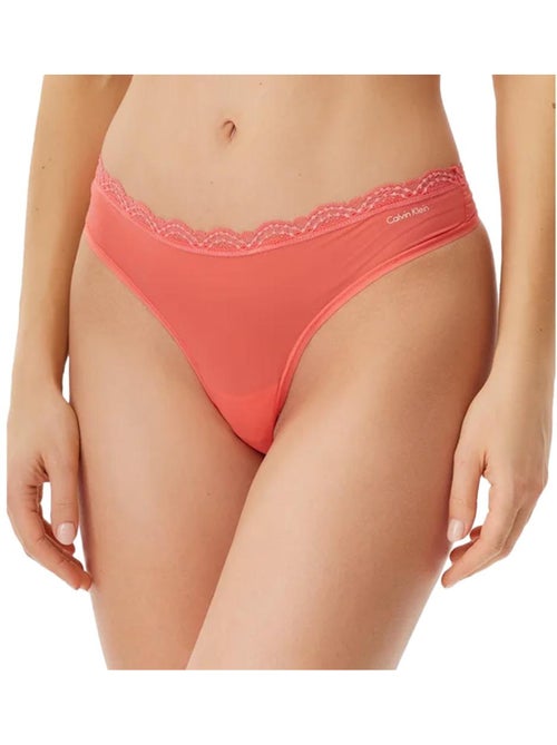 String femme calvin klein jeans thong - Kiabi