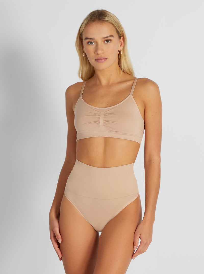 String gainant Beige - Kiabi