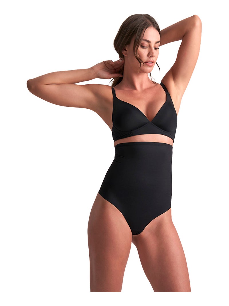 String sculptant taille ultra haute sculpting Noir - Kiabi
