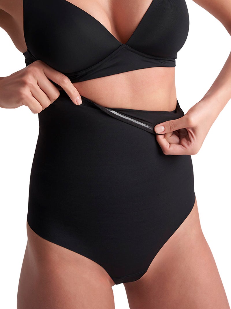 String sculptant taille ultra haute sculpting Noir - Kiabi