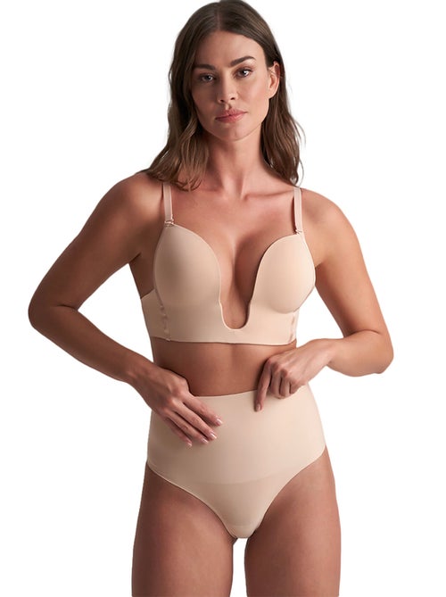 String shapewear taille haute gainée - Kiabi String shapewear taille haute gainée - Kiabi