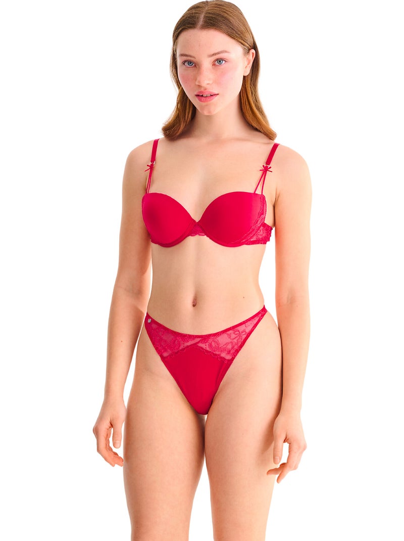String sugarlace Rood - Kiabi