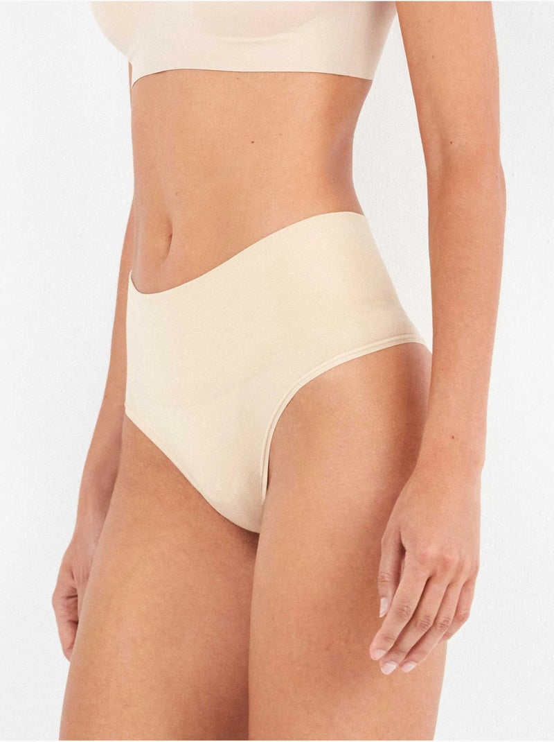 String tanga haute sans couture Rose - Kiabi