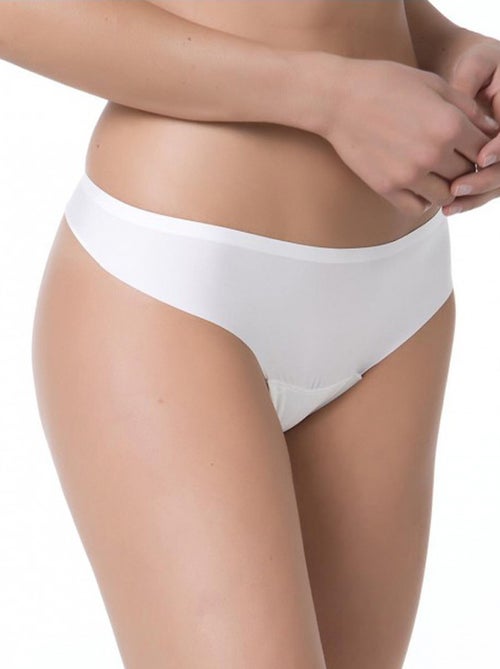 String ultrainvisible ivoire - Kiabi