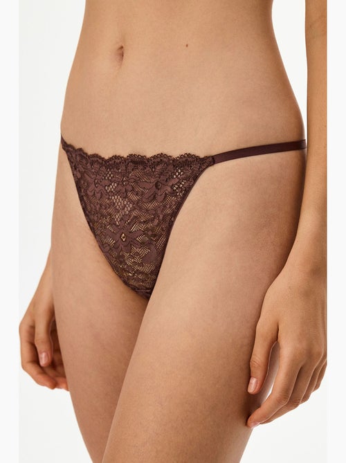 Stringslip van kant penti - Kiabi