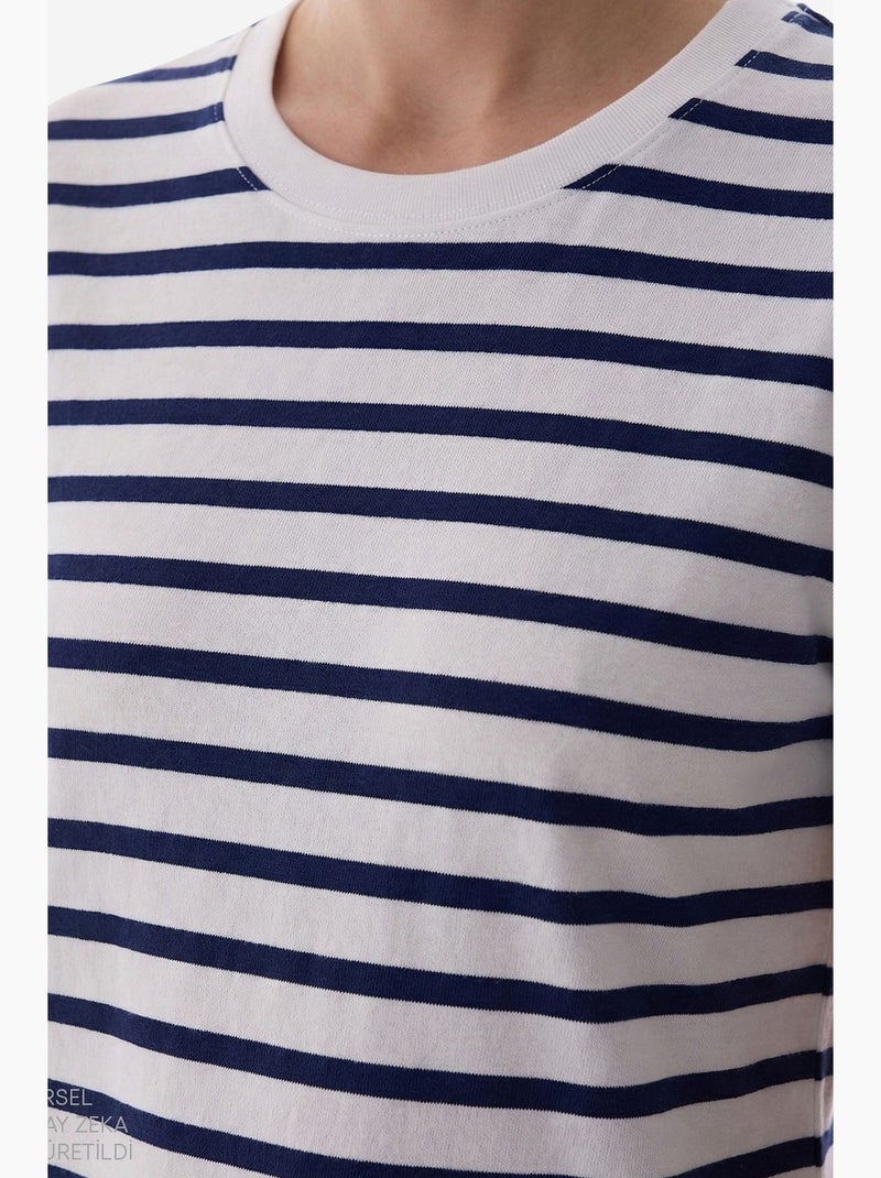 Stripe premium gestreept t-shirt met korte mouwen penti Multicolor - Kiabi