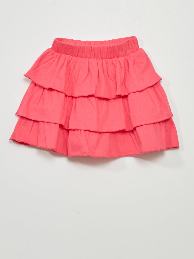 Strokenrok fuchsia print - Kiabi