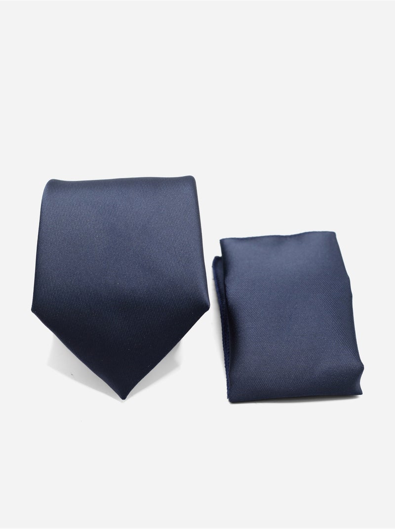 Stropdas in een geschenkdoos - Yves Enzo Donkerblauw - Kiabi