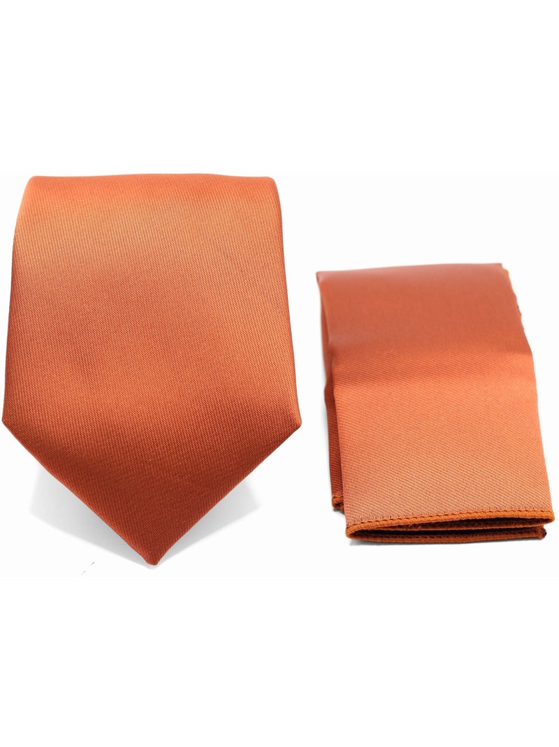 Stropdas in een geschenkdoos - Yves Enzo Terracotta - Kiabi