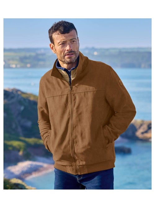Suèdine jack met fleecevoering - ATLAS FOR MEN - Kiabi
