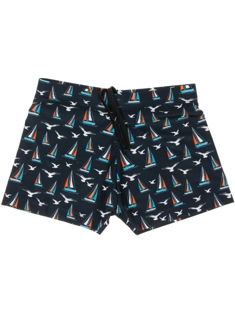 Sun Project Jongens Zwemboxer Marineblauw 3100 Marineblauw - Kiabi