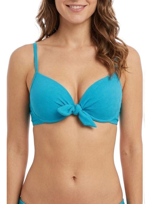 Sun Project Push-Up Bikinibovenstuk voor Dames - Turquoise - Kiabi Sun Project Push-Up Bikinibovenstuk voor Dames - Turquoise - Kiabi
