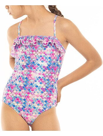 Sun project roze/blauwe meisjes zwempak
