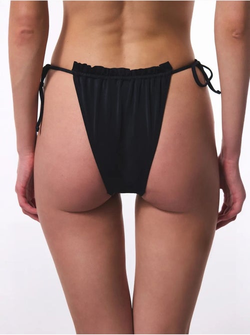 Super frill bikinibroekje met lage taille en strik penti - Kiabi Super frill bikinibroekje met lage taille en strik penti - Kiabi