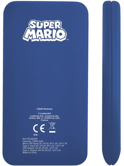 Super mario 10.000 mah snellaad powerbank - Kiabi Super mario 10.000 mah snellaad powerbank - Kiabi