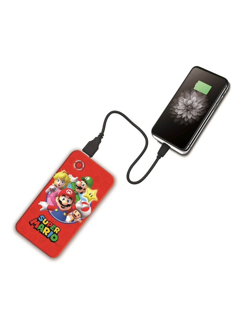 Super mario 10.000 mah snellaad powerbank Rood - Kiabi
