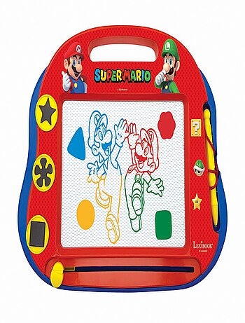 Super mario magnetisch meerkleurig tekenbord met accessoires a5 formaat