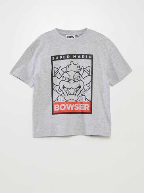 'Super Nintento'-T-shirt met 'Bowser'/'Mario'-print - Kiabi