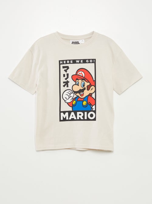 'Super Nintento'-T-shirt met 'Mario'-print - Kiabi