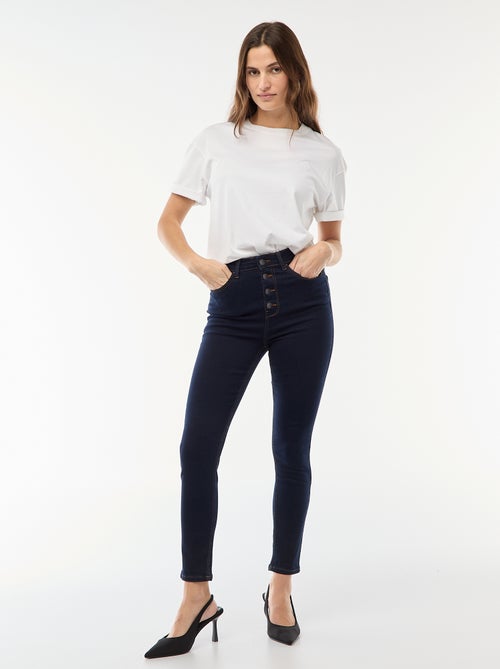 Super skinny jeans met zeer hoge taille - L28 - Kiabi