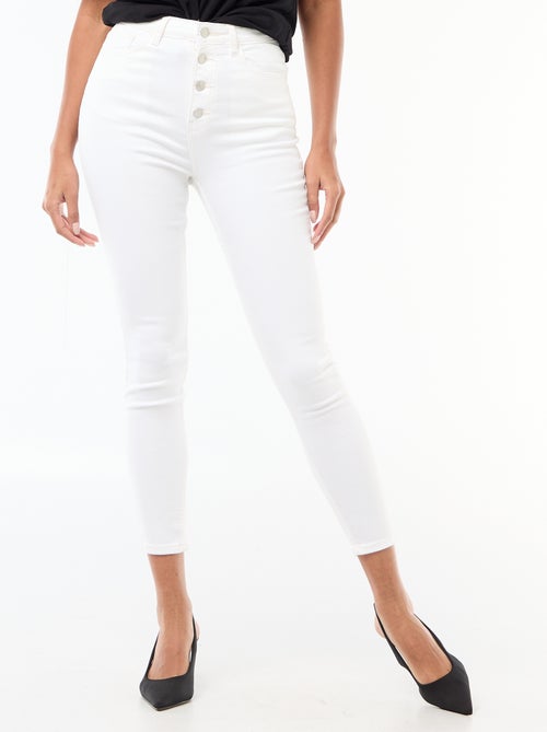 Super skinny jeans met zeer hoge taille - L28 - Kiabi
