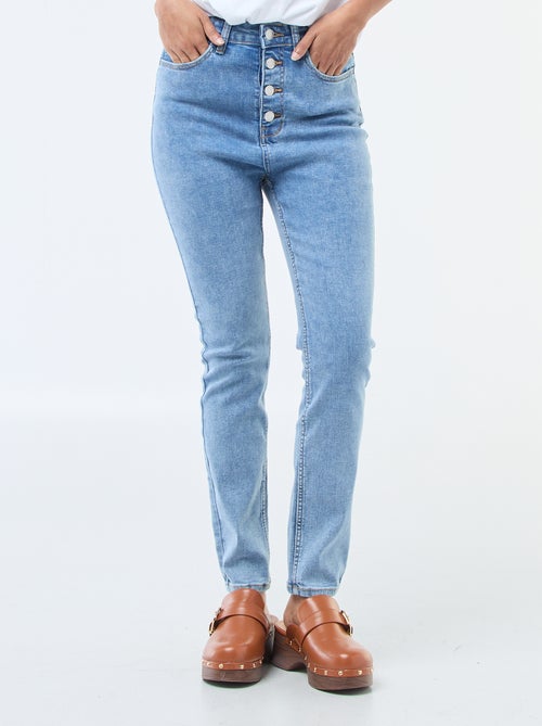 Super skinny jeans met zeer hoge taille - L32 - Kiabi