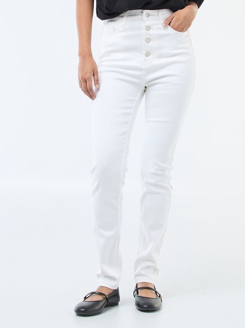 Super skinny jeans met zeer hoge taille - L32 - Kiabi
