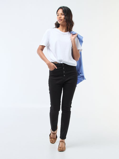 Super skinny jeans met zeer hoge taille - L32 - Kiabi