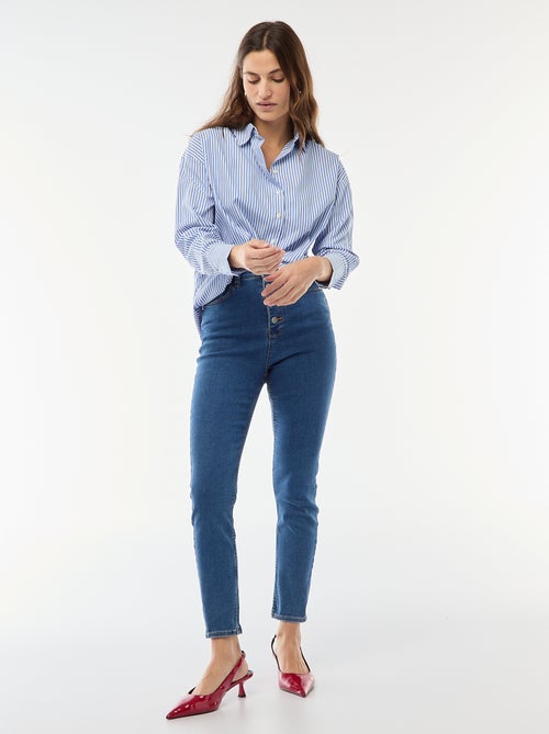 Super skinny jeans met zeer hoge taille - L34 - Kiabi