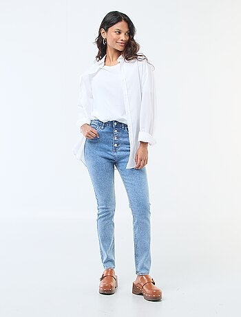 Super skinny jeans met zeer hoge taille - L34