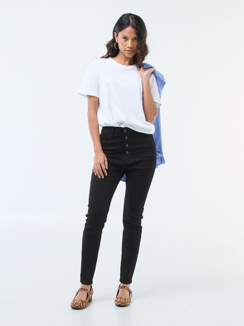 Super skinny jeans met zeer hoge taille - L34 - Kiabi