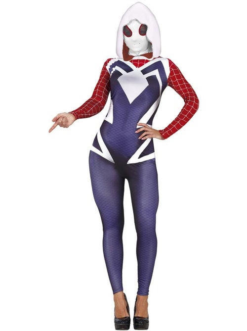 Superheldinnenkostuum van Spider-Man met capuchon - Kiabi