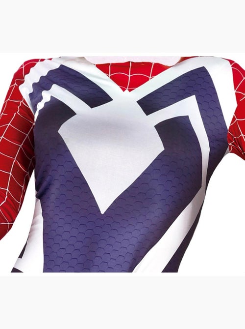 Superheldinnenkostuum van Spider-Man met capuchon - Kiabi