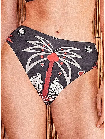 Superhoog bikini broekje