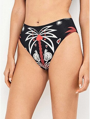 Superhoog bikini broekje