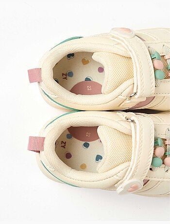 Superlichte runner sneakers met kralen