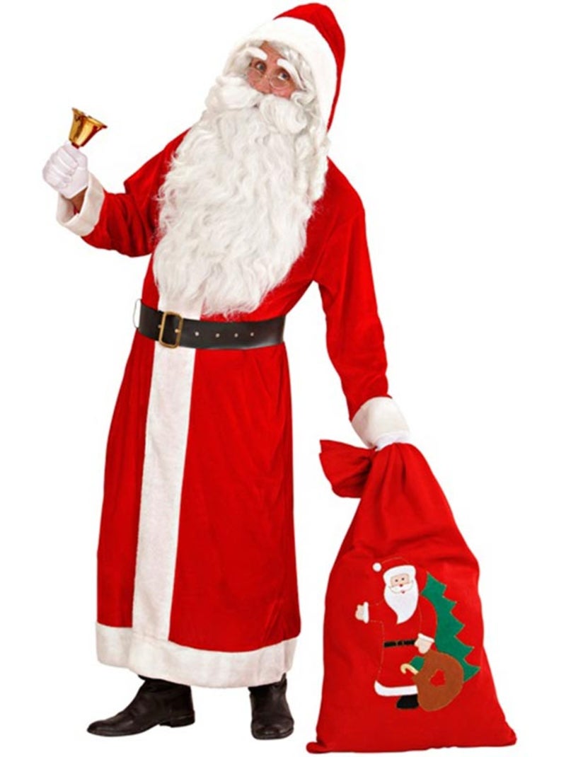 Superluxe fluwelen kerstmanpak Multicolor - Kiabi