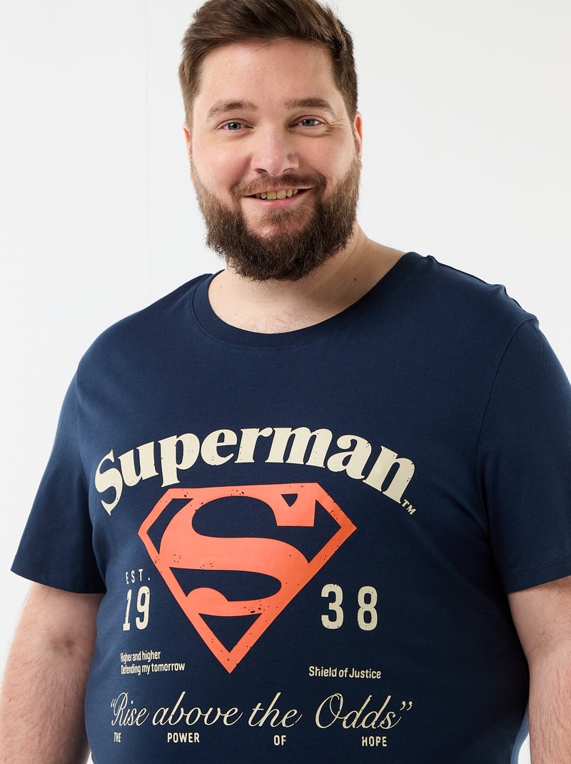 'Superman' pyjamaset met short en T-shirt - 2-delig Blauw - Kiabi