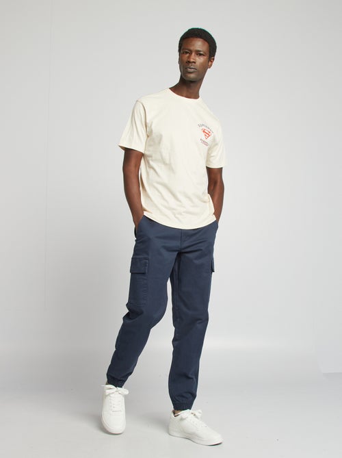 Superman-T-shirt met korte mouw en print voor en achter - Kiabi