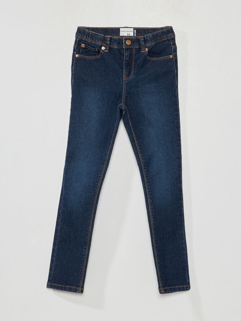 Superskinny jeans - Nauwsluitend model BLAUW - Kiabi