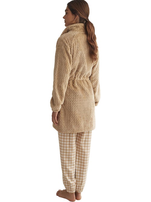Supersoft binnenjas met rits complementos - Kiabi Supersoft binnenjas met rits complementos - Kiabi
