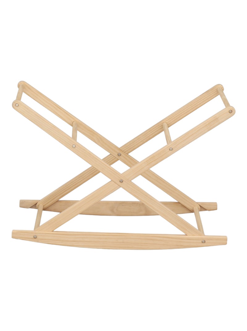 Support pour couffin bébé en bois de pin naturel - basculant ou fixe - sauthon Marron - Kiabi