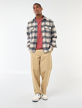 Surchemise à carreaux