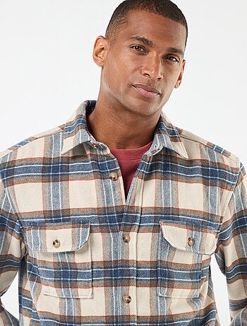 Surchemise à carreaux