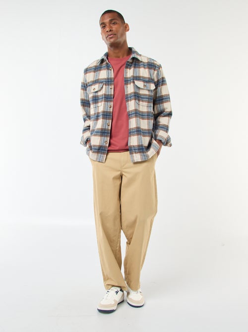 Surchemise à carreaux - Kiabi