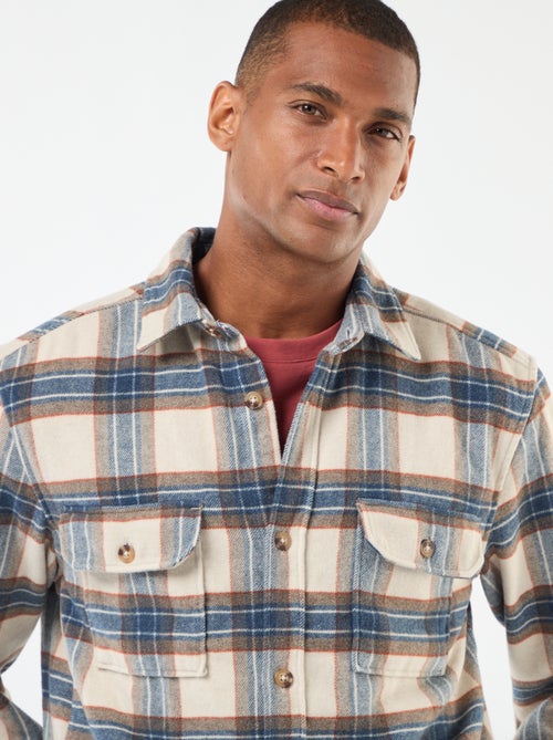 Surchemise à carreaux - Kiabi