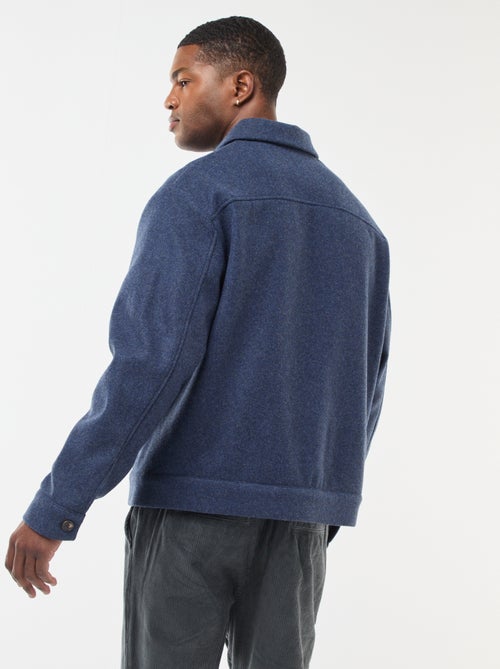 Surchemise avec 2 poches à rabat boutonnées à la poitrine - Kiabi