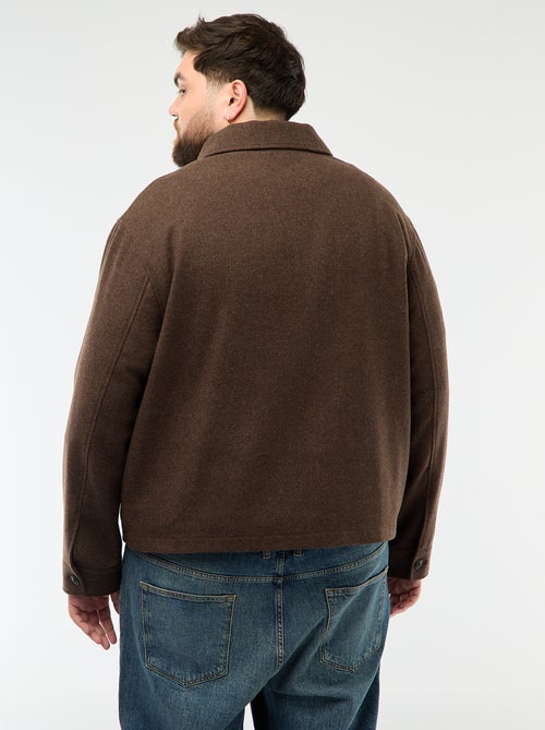 Surchemise avec ouverture zippée et poches à rabat - Kiabi